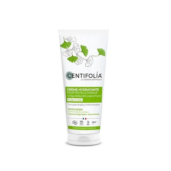 CENTIFOLIA | Crème Hydratante | Hydrate & Respecte la Peau | Absorption Rapide | Visage & Corps | Adaptés aux Peaux Sensibles...