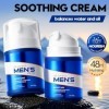 Hinapan Crème Hydratante Apaisante pour Homme 50g, Soin Nutrissant Équilibrant, Régule la Production de Sébum, Apaise et Adou