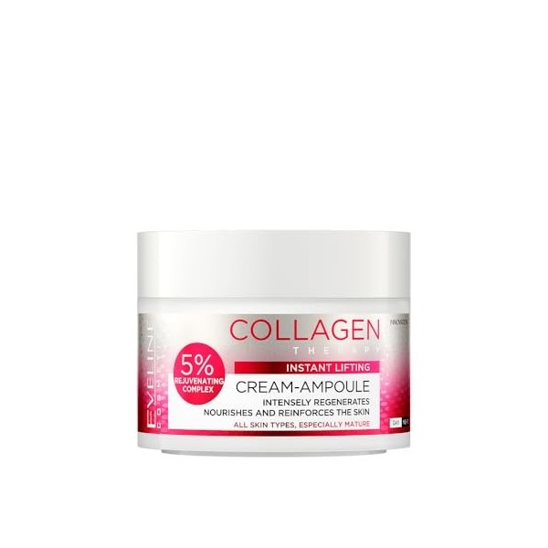 Eveline Cosmetics Ampoule de crème au collagène thérapie jour/nuit 50 ml