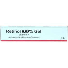 Healthymia Retinol Gel 0.05% Vitamin A Repairs Fine Lines & Wrinkles, Scar Treatment, Anti-Aging Formula