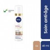NIVEA Vital Soja Anti-Âge Soin Intensif Teinté Clair à Medium FPS 15 1x40 ml , sérum anti-âge enrichi en Soja & pigments tei