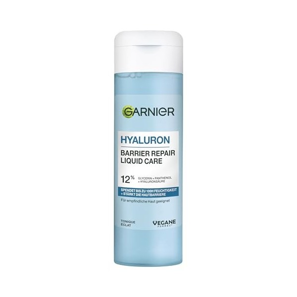 Garnier Hyaluron Barrier Repair Liquid Care : tonifiant pour une hydratation intense et un renforcement de la barrière de pro