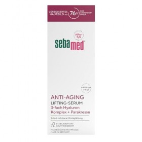 Sebamed Sérum liftant anti-âge à lacide hyaluronique sans parfum, soin du visage et hydratant, formule active avec complexe 