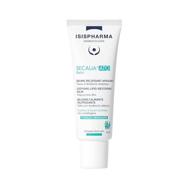 ISISPHARMA SECALIA ATO Balm 40 ml - Baume fluide relipidant pénétration rapide - Peaux sèches et à tendance atopique - Réduit...