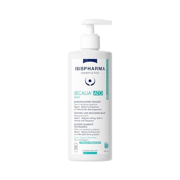 ISISPHARMA SECALIA ATO Balm 40 ml - Baume fluide relipidant pénétration rapide - Peaux sèches et à tendance atopique - Réduit...