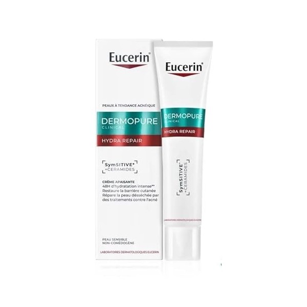 Eucerin DermoPure Clinical Hydra Repair Crème Apaisante 40ml