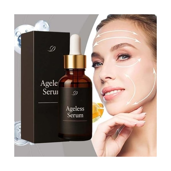 Sérum Anti-âge,Anti Rides Puissant Immediat,Serum Anti Age Vitamine C,Sérum Visage Hydratant Anti-âge à Lacide Hyaluronique ...