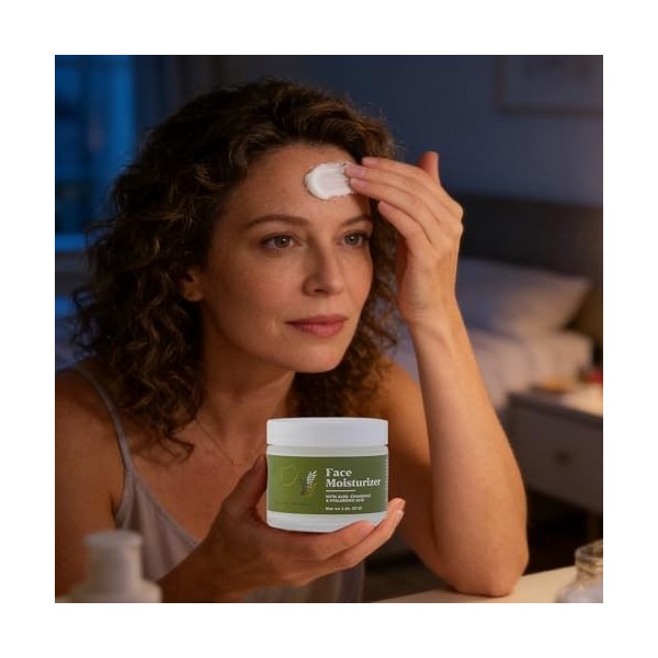 Crème de Hydratation pour le Visage,Soin Du Visage Apaisant Et Nourrissant - Solution Quotidienne Pour Le Renouvellement Du -