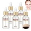 Sérum visage anti-rides au riz blanchissant,Essence vis/age correctrice et éclaircissante pour une hydratation en profondeur,...