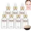 Sérum visage anti-rides au riz blanchissant,Essence vis/age correctrice et éclaircissante pour une hydratation en profondeur,...