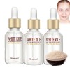 Sérum visage anti-rides au riz blanchissant,Essence vis/age correctrice et éclaircissante pour une hydratation en profondeur,...
