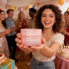 Wimnqie Crème pour le visage pour femme - 50 g - Crème hydratante et raffermissante - Crème éclaircissante pour le visage - P