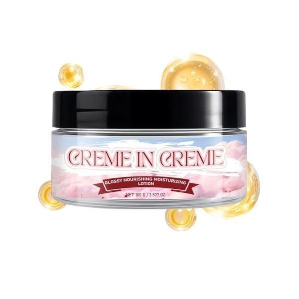 Crème Hydratante - Lotion Apaisante Réparatrice 100g Hydratation Intense,Crème Naturelle - Pour Types de Peau Sensible Sèche 