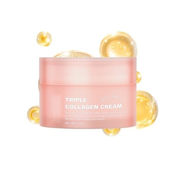 Soin Hydratant pour le Visage,50g de Crème Hydratante et Raffermissante | Crème Éclat Visage - Soin Éclat Hydratation Beauté 