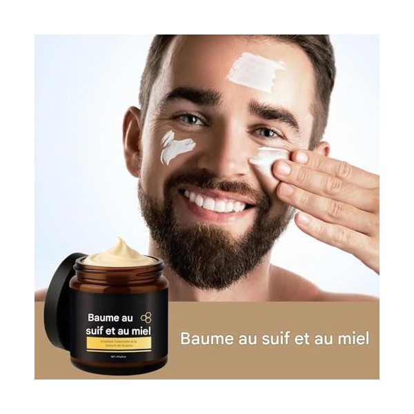 Crèmes pour le Visage & Hydratants | Crème Réparatrice Visage Homme | Hydratation Lotion Naturelle Revitalisante | Soin Apais