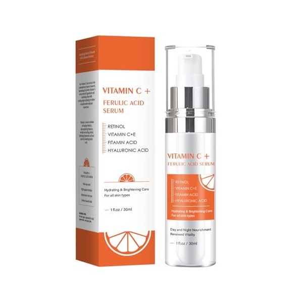 Crème Éclaircissante Visage - Crème Hydratante Visage | 30ML Liquide Anti-Imperfections pour Hommes Femmes Teint Inégal