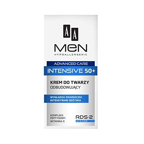 AA Men Advanced Care Intensive 50+ Crème Reconstructrice pour le visage 50 ml