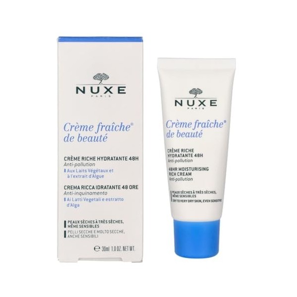 Nuxe Crème Fraîche de Beauté Crème Riche Hydratante 30 ml Crème Jour et Nuit