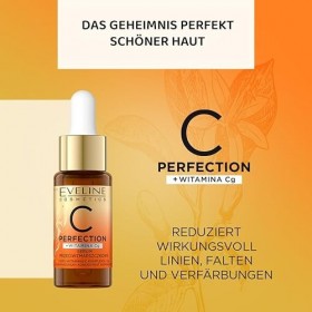 Eveline Cosmetics C-Perfectio Sérum Anti-Âge Puissant avec 20% Vitamine C et Acide Ferulique