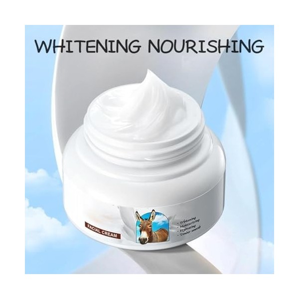 Crème au lait dânesse, Lait corporel bio, Hydratant visage, Crème anti-rides, Crème hydratante anti-âge, pour tous types de ...