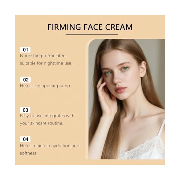 Lot de 2 crèmes hydratantes au rétinol contre le vieillissement de la peau, crème anti-âge au collagène au rétinol, sérum ant...