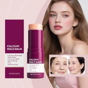 Baume Multi-Usage Calcium, Baume M/ulti-Usage Calcium Volume, Stick Hydratant Collagène, B/aume Anti-Rides, Soin Anti-Âge & H...