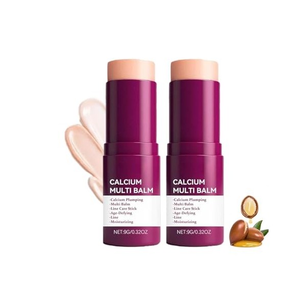 Baume Multi-Usage Calcium, Baume M/ulti-Usage Calcium Volume, Stick Hydratant Collagène, B/aume Anti-Rides, Soin Anti-Âge & H...