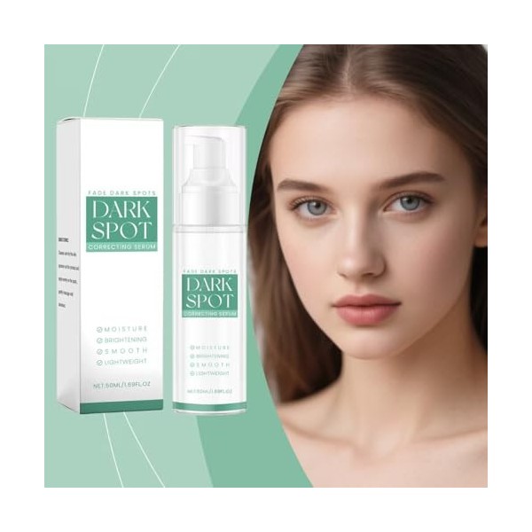 Sérum brillant correcteur de taches sombres à la niacinamide pour le visage et le corps, sérum de jour léger éclaircissant et...