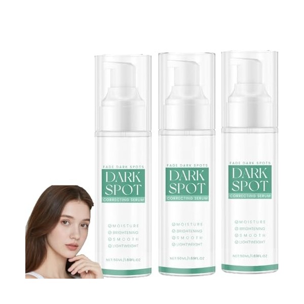Sérum brillant correcteur de taches sombres à la niacinamide pour le visage et le corps, sérum de jour léger éclaircissant et...