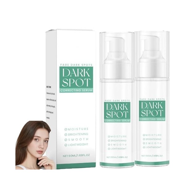Sérum brillant correcteur de taches sombres à la niacinamide pour le visage et le corps, sérum de jour léger éclaircissant et...