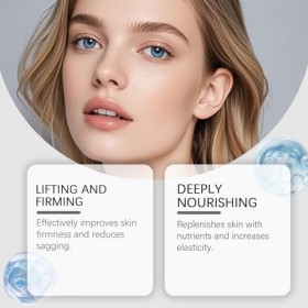 Crème visage raffermissante Champagne Lift, crème hydratante visage raffermissante Lift, pour le visage et le corps, hydratan...