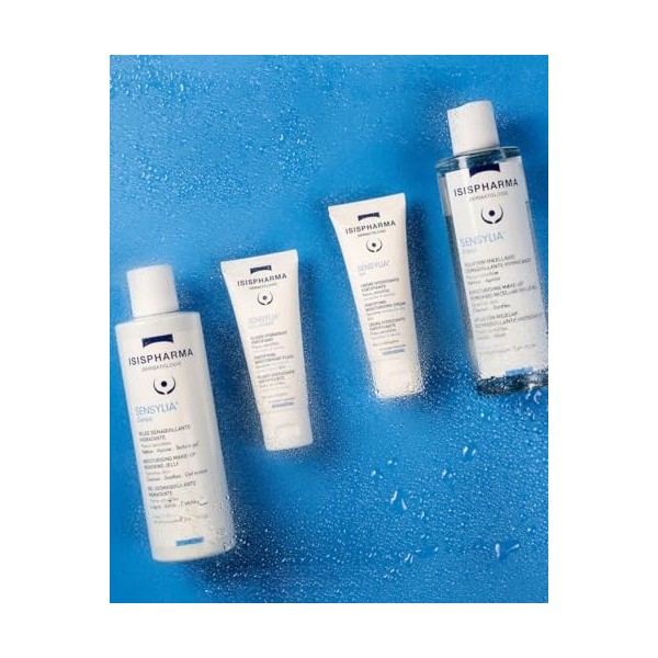 ISISPHARMA SENSYLIA Aqua Solution Micellaire Démaquillante 400 ml - Nettoie, Hydrate et Apaise les sensations d’inconforts en...
