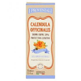 I Provenzali Calendula Officinalis Dermo Crema Protettiva - Lenitiva, 75 ml