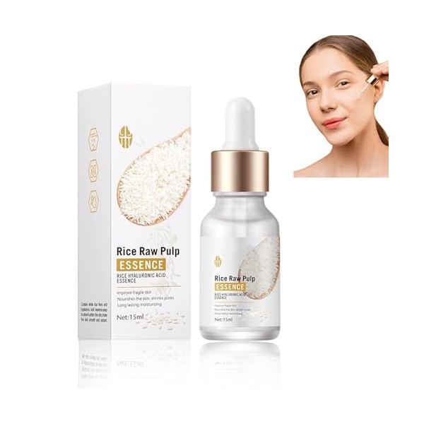 Serum Visage,Acide Hyaluronique Serum,Hydratation Intense Et Anti-âGe, Teint Lumineux, Peau LisséE Et Raffermie, Pour Une éCl...