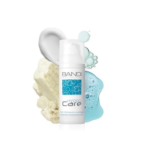 Bandi - Crème Hydratante Visage Intense Hydratation Durable Texture Légère Élastique Non Comédogène Acide Hyaluronique D-pant...