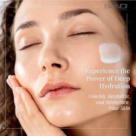 Bandi - Crème Hydratante Visage Intense Hydratation Durable Texture Légère Élastique Non Comédogène Acide Hyaluronique D-pant...