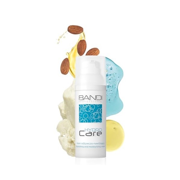 Bandi - Crème Hydratante Visage Intense Hydratation Durable Texture Légère Élastique Non Comédogène Acide Hyaluronique D-pant...