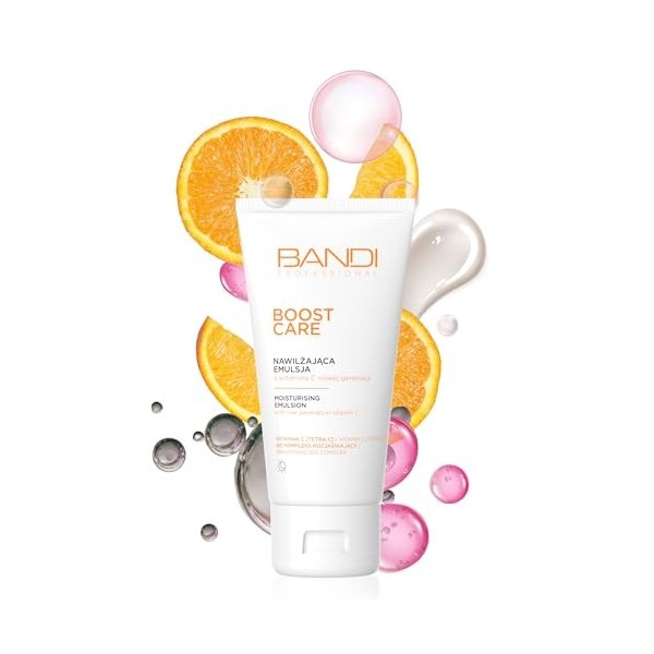 Bandi - Crème Hydratante Visage Intense Hydratation Durable Texture Légère Élastique Non Comédogène Acide Hyaluronique D-pant...
