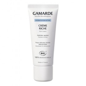 Gamarde Hydratation active Crème hydratante riche peaux déshydratées 40g Crème Jour et Nuit
