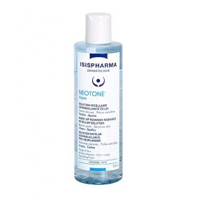 ISISPHARMA NEOTONE - Aqua - Solution Micellaire Démaquillante, Nettoie et Démaquille les Peaux Sensibles, Anti-taches Pigment...
