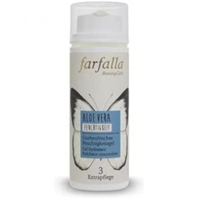 farfalla Fluide hydratant à laloe vera frais au concombre – 100% cosmétique naturel certifié 1 x 50 ml 