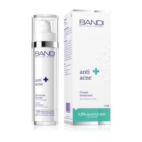 Bandi - Crème Anti-acné et Anti-imperfections Peau Grasse Soin Intensif Avec Huile Darbre à Thé et Acide Salicylique Pour Réd...