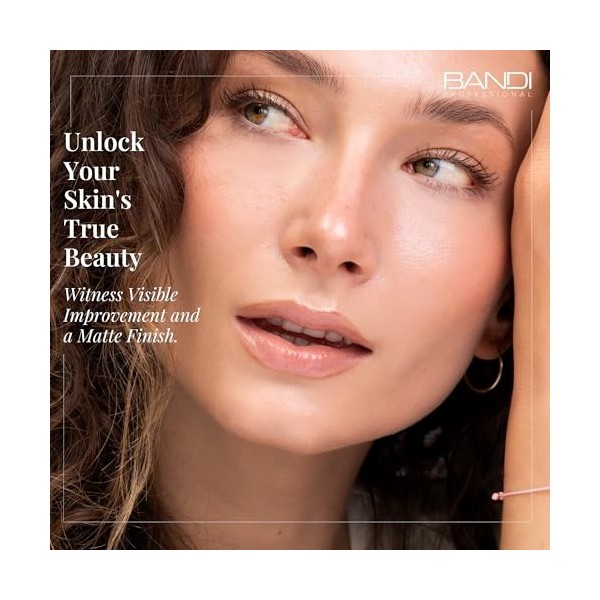 Bandi - Crème Anti-acné et Anti-imperfections Peau Grasse Soin Intensif Avec Huile Darbre à Thé et Acide Salicylique Pour Réd...