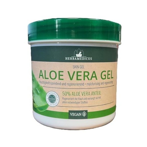 Herbamedicus Gel daloe vera régénérant à 50 %, 250 ml