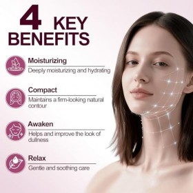 Calcium Collagen Multi Balm Stick 9 g | Crème raffermissante, liftante et hydratante intense pour le visage, le contour des y