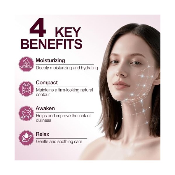 Calcium Collagen Multi Balm Stick 9 g | Crème raffermissante, liftante et hydratante intense pour le visage, le contour des y