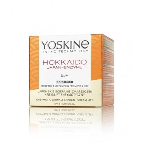 Yoskine Hokkaido Enzymes japonais Crème de jour et de nuit 55+ avec enzyme de citrouille