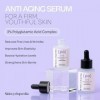 Skincyclopedia - Sérum Peptide pour le visage anti-âge avec 3% dacide polyglutamique, soin du visage très efficace, agit con