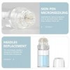 FOMIYES Micro-Aiguille Eau Soluble 20 Aiguilles Applicateur Pour Soins De La Peau Flacon Liquide Essence Visage Corps Pratiqu