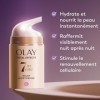 Olay Total Effects 7en1 Crème de Nuit Anti-Âge – Crème Hydratante Visage avec Niacinamide & Vitamine C – Cible 7 signes de l’